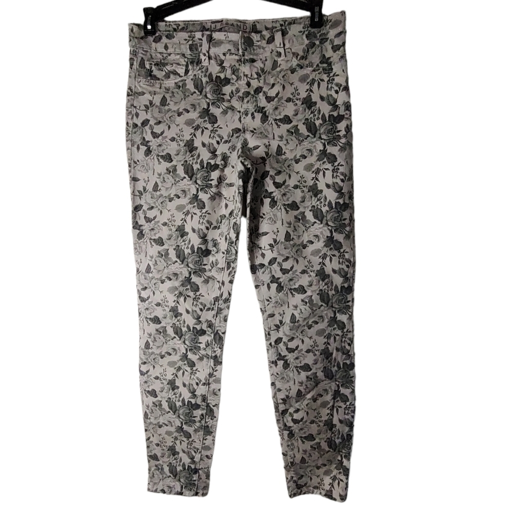 J Brand Ladies Lt Grey Rose Design Jeans 🌹 sz.28